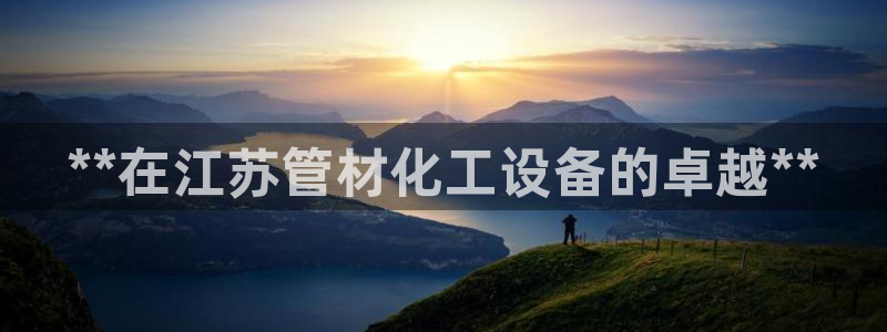 天辰平台测速登录不上去：**在江苏管材化工设备的卓